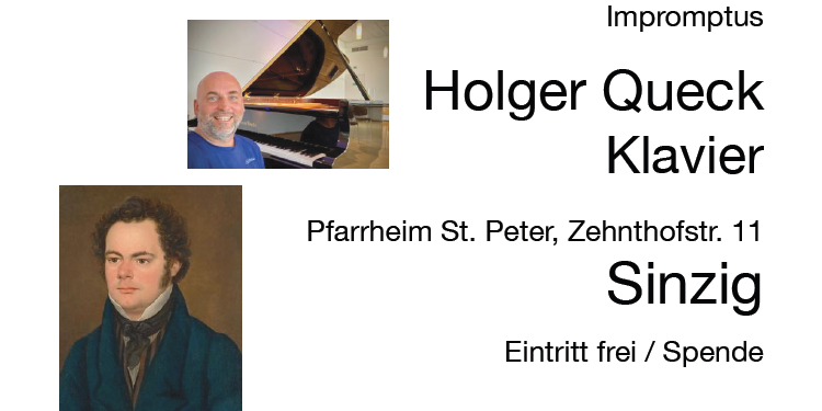 Konzertabend mit Holger Queck im Saal des Pfarrheims Sinzig