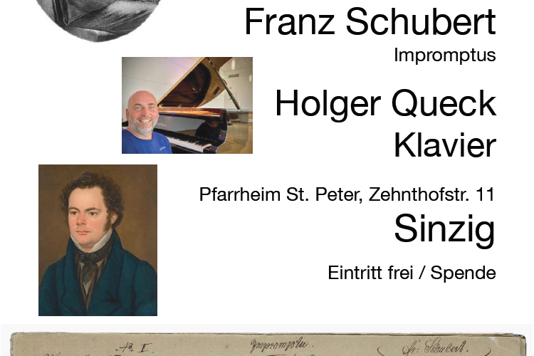 Konzertabend mit Holger Queck im Saal des Pfarrheims Sinzig