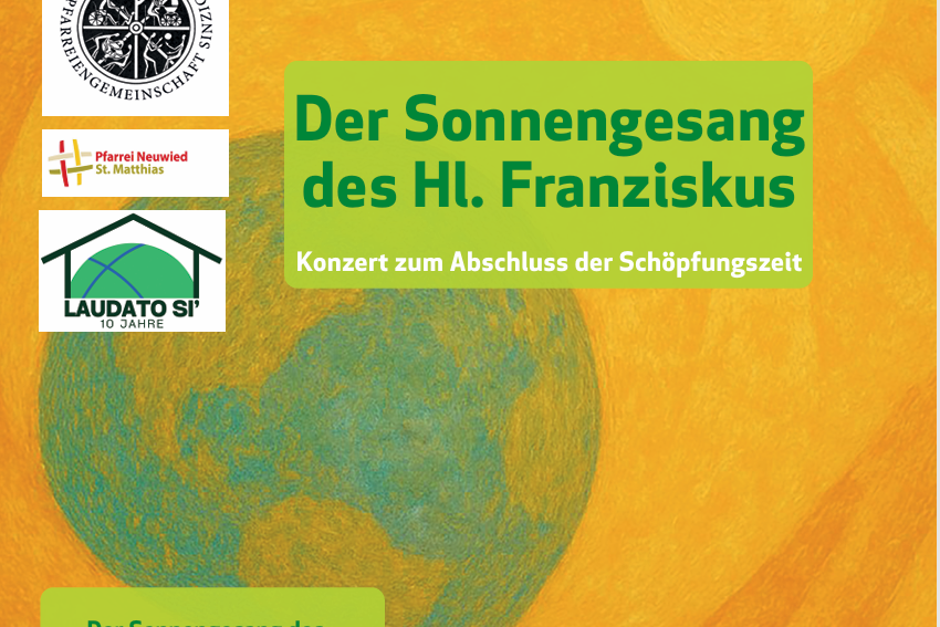 Plakat Der Sonnengesang des Hl. Franziskus