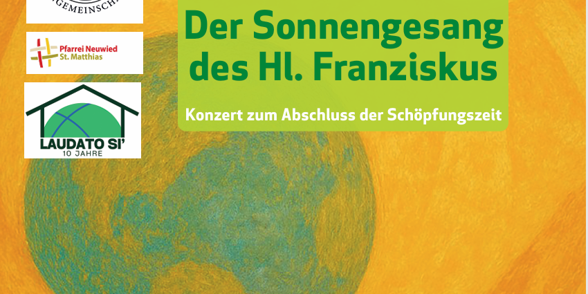 Plakat Der Sonnengesang des Hl. Franziskus (c) Bistum Trier Plakat Der Sonnengesang des Hl. Franziskus